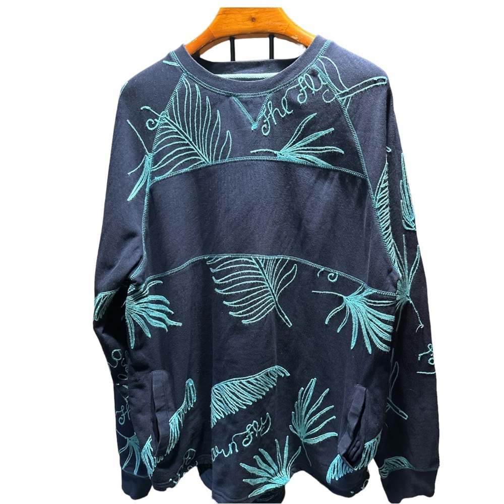 Born Fly Long Sleeve Pullover Sweatshirt 2XL With Pockets